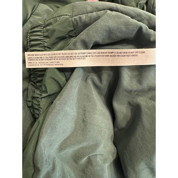 Free People Movement Oversized Bomber Jacket in Forest Green Size L - Picture 6 of 7